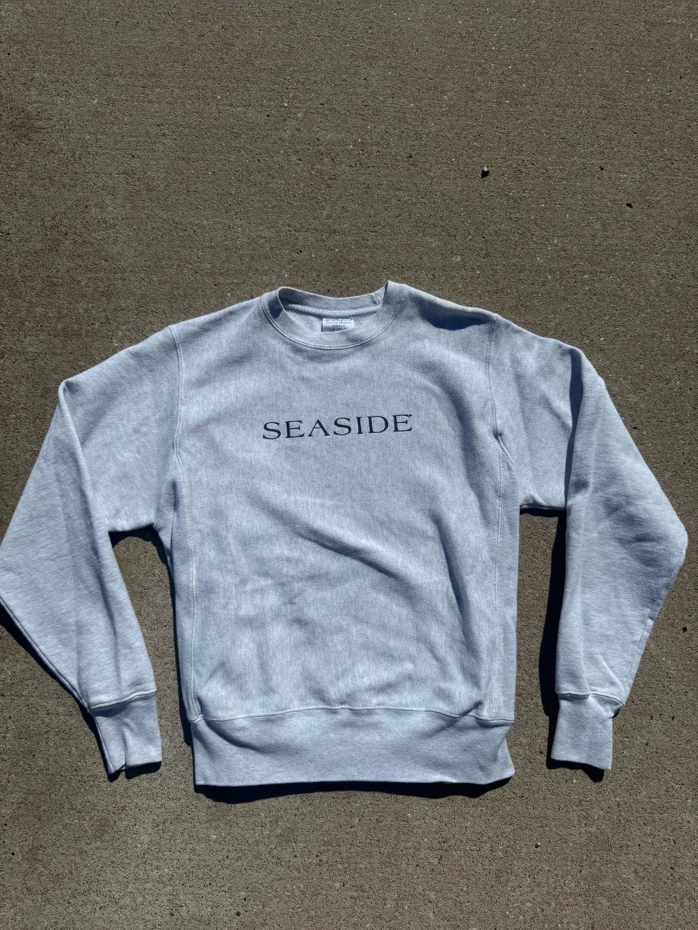 Champion Seaside Crewneck Sweatshirt - Light Gray size S